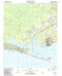 Download a high-resolution, GPS-compatible USGS topo map for Southport, NC (1991 edition)