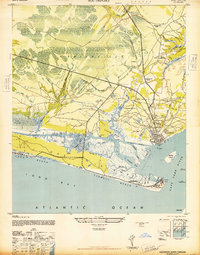 Download a high-resolution, GPS-compatible USGS topo map for Southport, NC (1946 edition)
