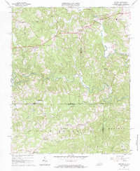 preview thumbnail of historical topo map of Rockingham County, NC in 1967