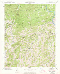 Download a high-resolution, GPS-compatible USGS topo map for Spring Creek, NC (1970 edition)