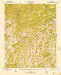 Download a high-resolution, GPS-compatible USGS topo map for Spring Creek, NC (1957 edition)