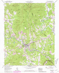 Download a high-resolution, GPS-compatible USGS topo map for Spruce Pine, NC (1979 edition)