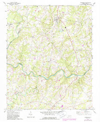 preview thumbnail of historical topo map of Stanfield, Stanly County, NC in 1971