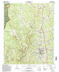 Download a high-resolution, GPS-compatible USGS topo map for Star, NC (1996 edition)