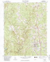 Download a high-resolution, GPS-compatible USGS topo map for Star, NC (1983 edition)