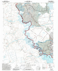 Download a high-resolution, GPS-compatible USGS topo map for Stella, NC (1997 edition)