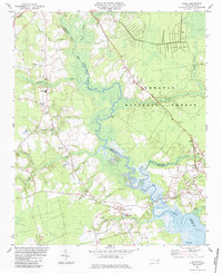 Download a high-resolution, GPS-compatible USGS topo map for Stella, NC (1984 edition)