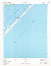 preview thumbnail of historical topo map of Carteret County, NC in 1949