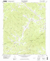 Download a high-resolution, GPS-compatible USGS topo map for Sugar Hill, NC (1986 edition)