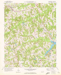 Download a high-resolution, GPS-compatible USGS topo map for Summerfield, NC (1972 edition)