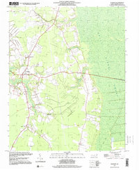Download a high-resolution, GPS-compatible USGS topo map for Sunbury, NC (2000 edition)