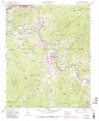 Download a high-resolution, GPS-compatible USGS topo map for Sylva South, NC (1990 edition)