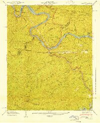 Download a high-resolution, GPS-compatible USGS topo map for Tapoco, NC (1941 edition)