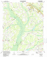 Download a high-resolution, GPS-compatible USGS topo map for Tar Heel, NC (1987 edition)