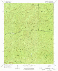 Download a high-resolution, GPS-compatible USGS topo map for Thunderhead Mtn, NC (1974 edition)