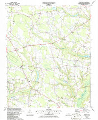 Download a high-resolution, GPS-compatible USGS topo map for Timothy, NC (1986 edition)