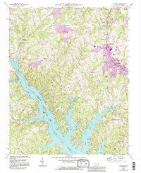 Download a high-resolution, GPS-compatible USGS topo map for Troutman, NC (1996 edition)