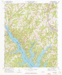 Download a high-resolution, GPS-compatible USGS topo map for Troutman, NC (1972 edition)