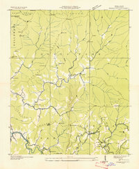 Download a high-resolution, GPS-compatible USGS topo map for Tuckaseigee, NC (1935 edition)