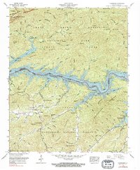 Download a high-resolution, GPS-compatible USGS topo map for Tuskeegee, NC (1990 edition)