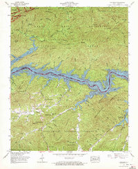Download a high-resolution, GPS-compatible USGS topo map for Tuskeegee, NC (1972 edition)