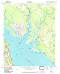 Download a high-resolution, GPS-compatible USGS topo map for Upper Broad Creek, NC (1993 edition)