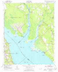 Download a high-resolution, GPS-compatible USGS topo map for Upper Broad Creek, NC (1977 edition)