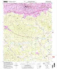 Download a high-resolution, GPS-compatible USGS topo map for Valdese, NC (2003 edition)