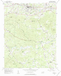 Download a high-resolution, GPS-compatible USGS topo map for Valdese, NC (1984 edition)