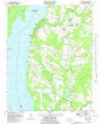 1982 Map of Arrowhead Beach, NC