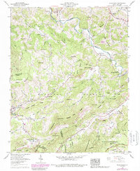 Download a high-resolution, GPS-compatible USGS topo map for Valle Crucis, NC (1989 edition)