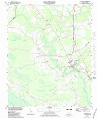 preview thumbnail of historical topo map of Vanceboro, NC in 1983