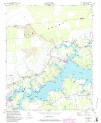 Download a high-resolution, GPS-compatible USGS topo map for Vandemere, NC (1993 edition)