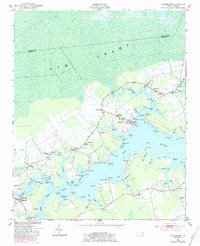 Download a high-resolution, GPS-compatible USGS topo map for Vandemere, NC (1983 edition)