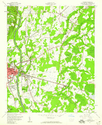 1957 Map of Vander, NC, 1960 Print