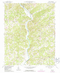 Download a high-resolution, GPS-compatible USGS topo map for Vienna, NC (1987 edition)