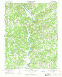 preview thumbnail of historical topo map of Forsyth County, NC in 1968