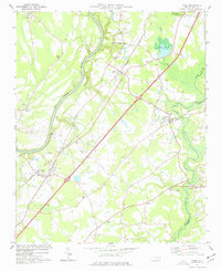 Download a high-resolution, GPS-compatible USGS topo map for Wade, NC (1977 edition)