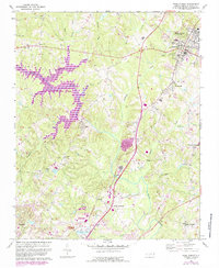 Download a high-resolution, GPS-compatible USGS topo map for Wake Forest, NC (1987 edition)