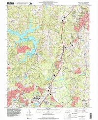 Download a high-resolution, GPS-compatible USGS topo map for Wake Forest, NC (1999 edition)