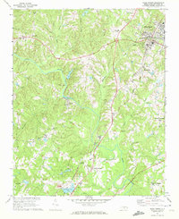 Download a high-resolution, GPS-compatible USGS topo map for Wake Forest, NC (1972 edition)