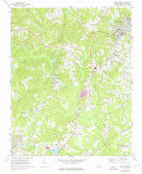 Download a high-resolution, GPS-compatible USGS topo map for Wake Forest, NC (1976 edition)
