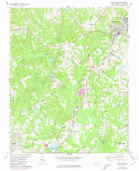 Download a high-resolution, GPS-compatible USGS topo map for Wake Forest, NC (1980 edition)