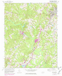 Download a high-resolution, GPS-compatible USGS topo map for Wake Forest, NC (1982 edition)
