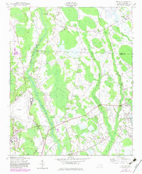 1949 Map of Robeson County, NC, 1983 Print