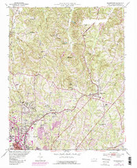 Download a high-resolution, GPS-compatible USGS topo map for Walkertown, NC (1987 edition)