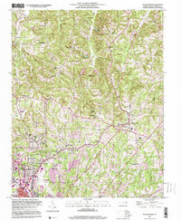 Download a high-resolution, GPS-compatible USGS topo map for Walkertown, NC (2000 edition)