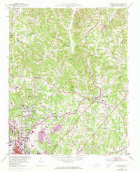 Download a high-resolution, GPS-compatible USGS topo map for Walkertown, NC (1973 edition)