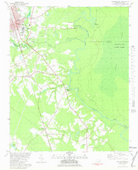 Download a high-resolution, GPS-compatible USGS topo map for Wallace East, NC (1981 edition)