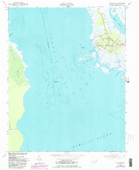 Download a high-resolution, GPS-compatible USGS topo map for Wanchese, NC (1983 edition)
